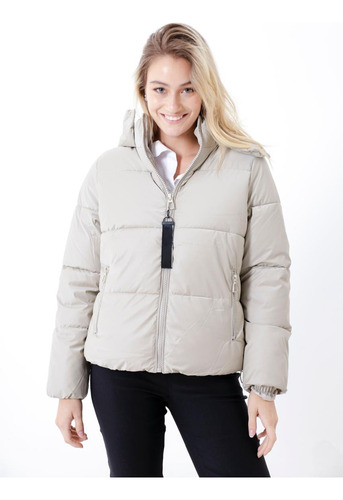Campera Corderito Mujer Con Capucha