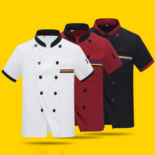 Camisa Unisex De Manga Corta Con Uniforme De Chef De Cocina