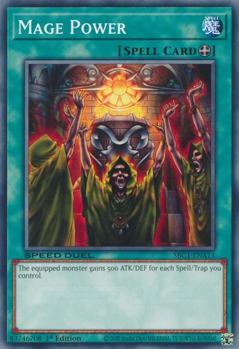 Mage Power (sbc1-ena13) Yu-gi-oh!