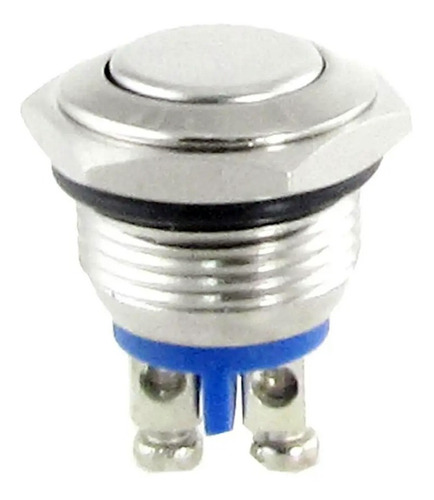 Kit 5 Piezas Push Boton Metalico Switch 16mm 12v 3a 24v Ip65