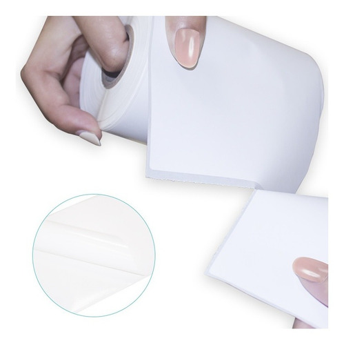 Imagem 6 de 6 de Kit 30 Rolos Etiqueta Couche 10x15 Cm + 15 Ribbon Ecommerce