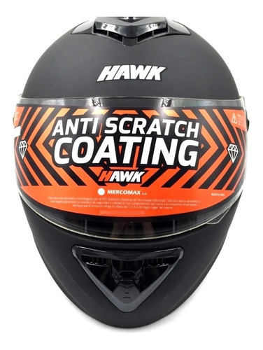 Imagen 4 de 8 de Cascos Moto Rebatible Con Lentes Negro Hawk - Gkmotos.uy