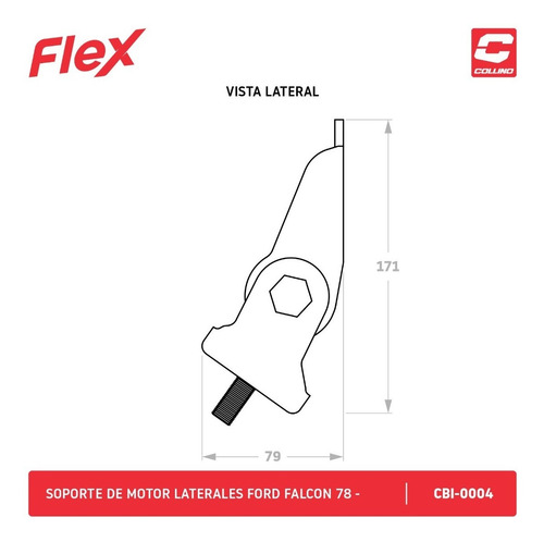 Soportes De Motor Laterales Collino Ford Falcon 221 Full