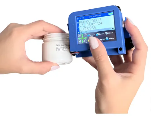 Datador Inkjet Manual Mini Impressora Portátil C/