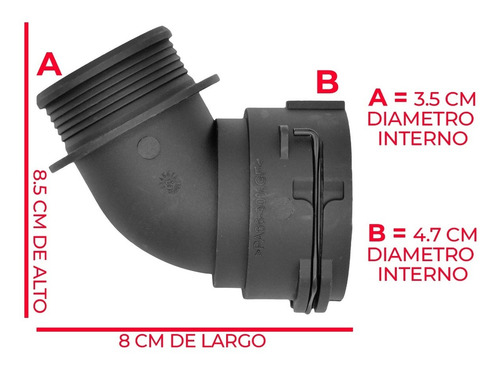 Conector Manguera Radiador Inferior Trax 1.4 2015 2021 Buick