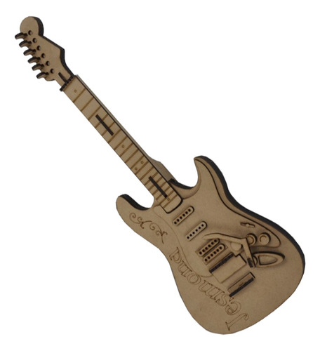 Rompecabezas Madera Guitarra Electrica Puzzle 3d Wa00104 
