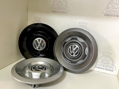 Imagem 1 de 5 de Calota Saveiro Trooper G6 Original Vw - Cinza Brilhante