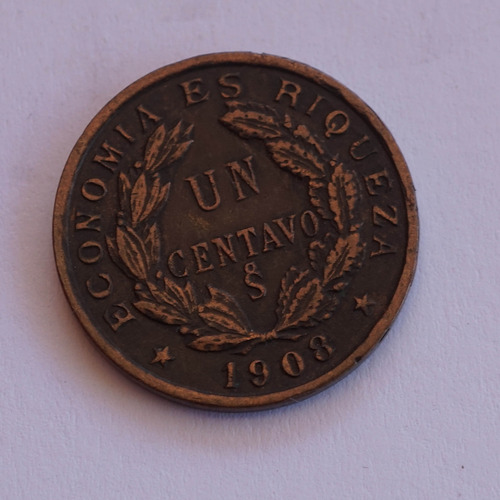 1 Cent - 1908 - Chile