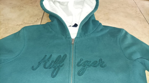 Campera De Algodón Con Corderito Tommy Hilfiger