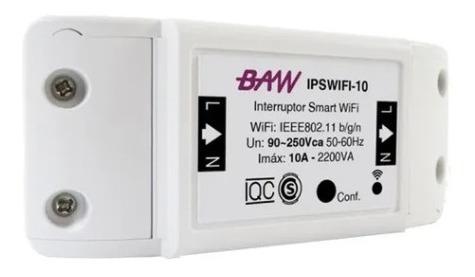 Imagen 2 de 5 de Interruptor Inteligente Wifi Smart Life Baw - Tofema