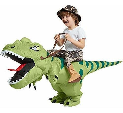 Disfraz De Dinosaurio Inflable One Casa Para Montar T Rex Ai
