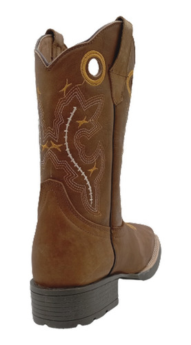Bota Vaquera Tipo Rodeo Para Niño Richard West Dv300 (22-26)