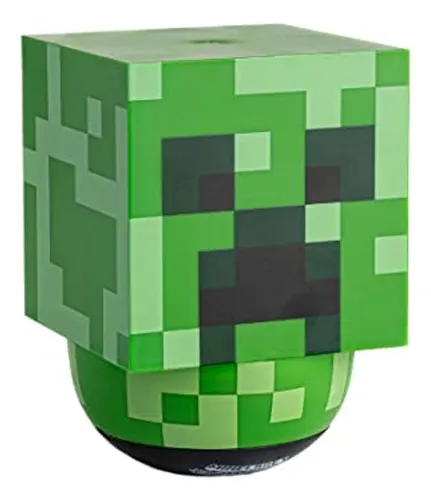 Lámpara Creeper Con Sonidos - Luz LED 3D, Batería Recargable, Decoración De Habitación Para Niños (9x9x11 Cm)