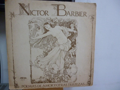 Victor Barbier Poemas De Amor Y Otras Tristezas Vinilo Arg