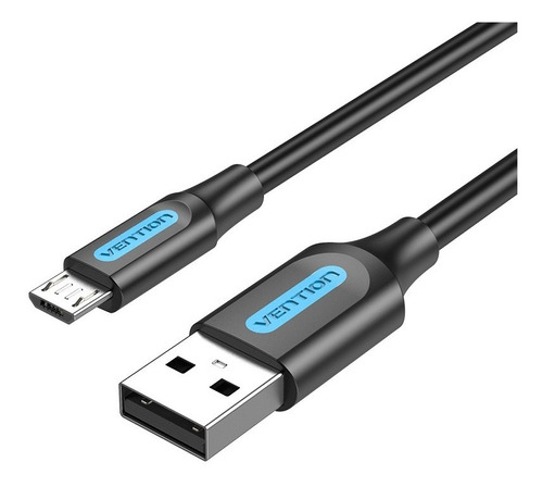 Cabo Carregador Usb Para Micro Usb V8 1m Vention Colbf Cor Preto