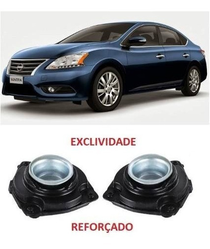 Par Coxim Batente Amort Reforçado Nissan Sentra 2014...