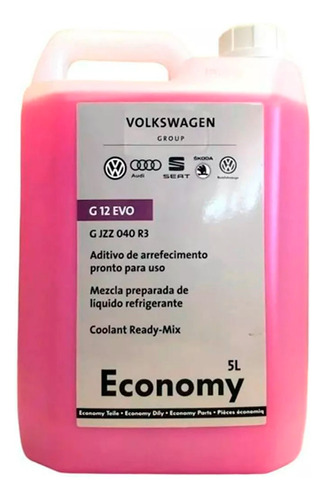 Arrefecimento (aditivo)original Vw 5 Litros Pronto P/uso G12