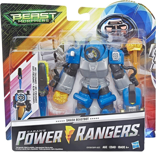  Power Ranger Smash Beastbot 15 Cm Hasbro Caja Dañada 