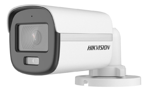 Câmera De Segurança Hikvision Colorvu Ip67 Bullet Audio 3k, Cor Branca Branco
