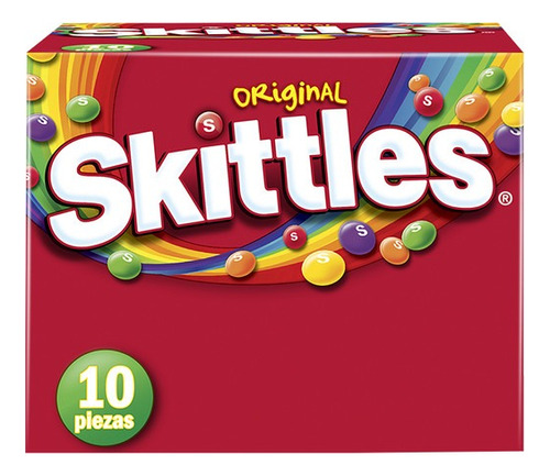Skittles Dulces Caramelo Suave Original 10pack De 22g - 220g