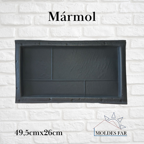 Molde De Goma X 3 | Placas Antihumedad - Marmol