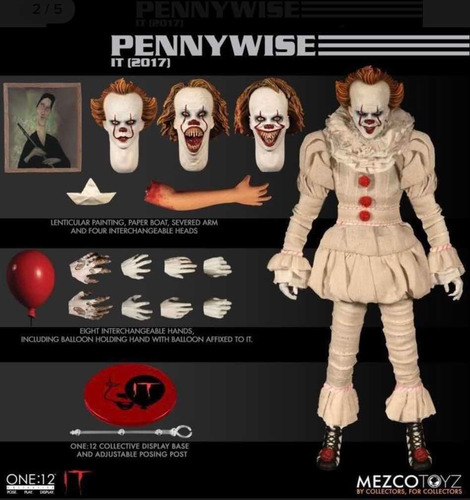 Mezco One:12 Pennywise Nuevo Fpx Hot