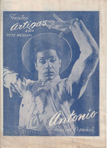 1954 Teatro Artigas Ballet España Antonio Rosita Segovia