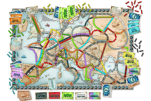 Juego De Mesa Ticket To Ride Europe: ¡embárcate En Una Avent