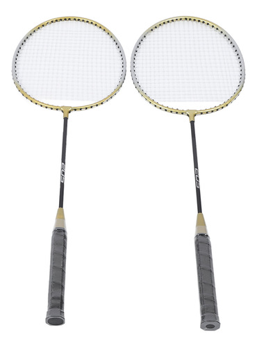 Juego De 2 Raquetas De Bádminton De Aleación Para Adultos Y