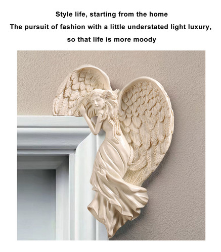Decoración De Marco De Puerta De Ángel, Única Y Exquisita Pu