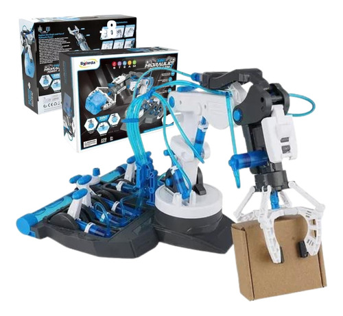 Kit Robotica Brazo Hidraulico Robot Juguete 3 En 1 Ciencia 