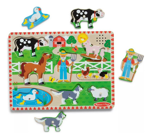Juguete de clasificador para bebés Melissa & Doug 6073072 color multicolor con 8 piezas