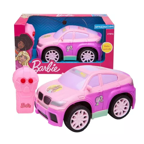 Barbie Carrinho de Controle Remoto Rosa Infantil Meninas em Promoção na  Americanas