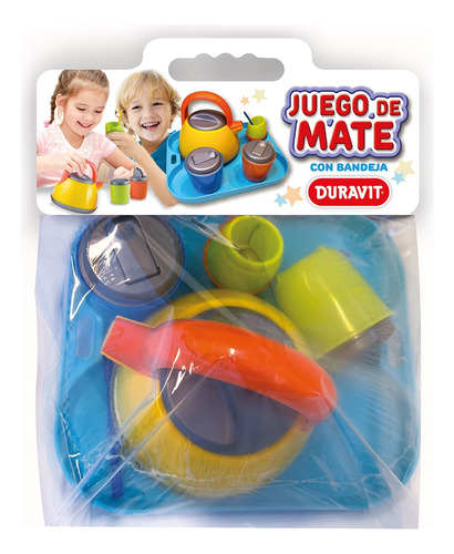 Juego De Mate Set Bandeja Pava Yerbera Duravit Cocina Juguet