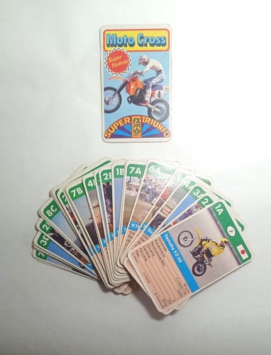 Juego De Cartas Super Triunfo - Moto Cross