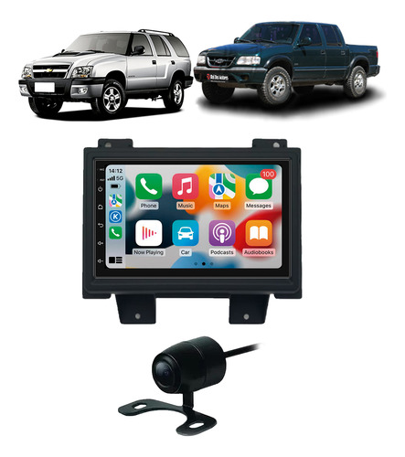 Kit Multimídia Roadstar Android Car Play S10 Blazer 95 A 00