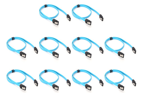 X Cable Serial Ata De 10 Piezas, Cable De Datos De Disco