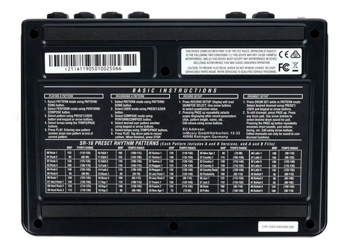Caja De Ritmos Alesis Sr16 223 Sonidos Nueva Envio Meses