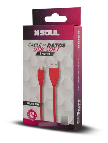 Cable Para iPhone Marca Soul Soft De 1 Metro Carga Y Datos