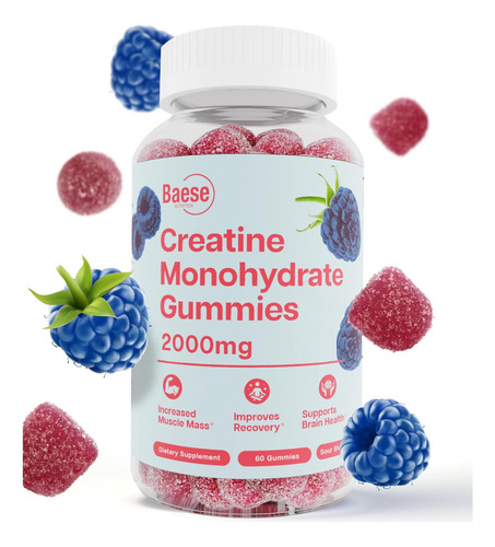 Gomitas de creatina y creatina Nutrition Base para hombres