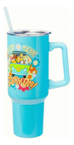 Silver Buffalo Scooby Doo Mystery Machine Con Vaso De Acero