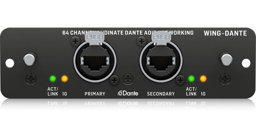 Tarjetas De Expansión Behringer Interface Wing Dante 64x64 