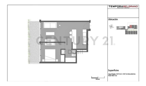 Imagen 14 de 14 de Venta Departamento Pozotempora Belgrano49 M2-anticipo + Cuotas $- Inversores¡!