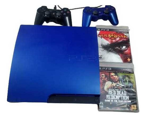 Playstation 3 Original Con 2 Controles 4 Juegos 