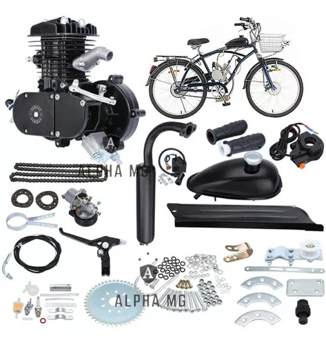 Motor Bicicleta Motorizada Gasolina 80cc 2t Completo - nakazaki