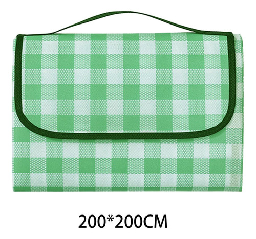 Manta De Picnic, Estera De Picnic Resistente Al Agua Verde