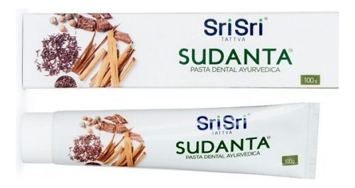 Sri Sri Pasta Dental Sudanta Ayurvédica Sin Flúor 100 Ml 