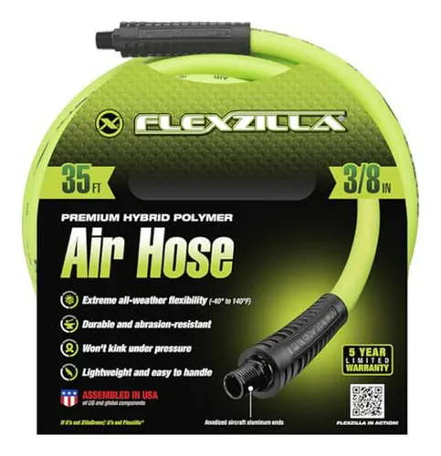 Manguera Flexzilla 3-8 X 35 Ft, Conectores 1-4 Mnpt, Liger