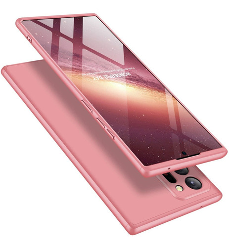 Funda Para Samsung Galaxy Note 20 Ultra - Oro Rosa Rigida