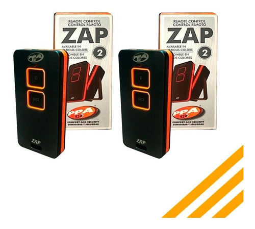 2 Controles Remotos New Zap Originales Ppa 433,92mhz